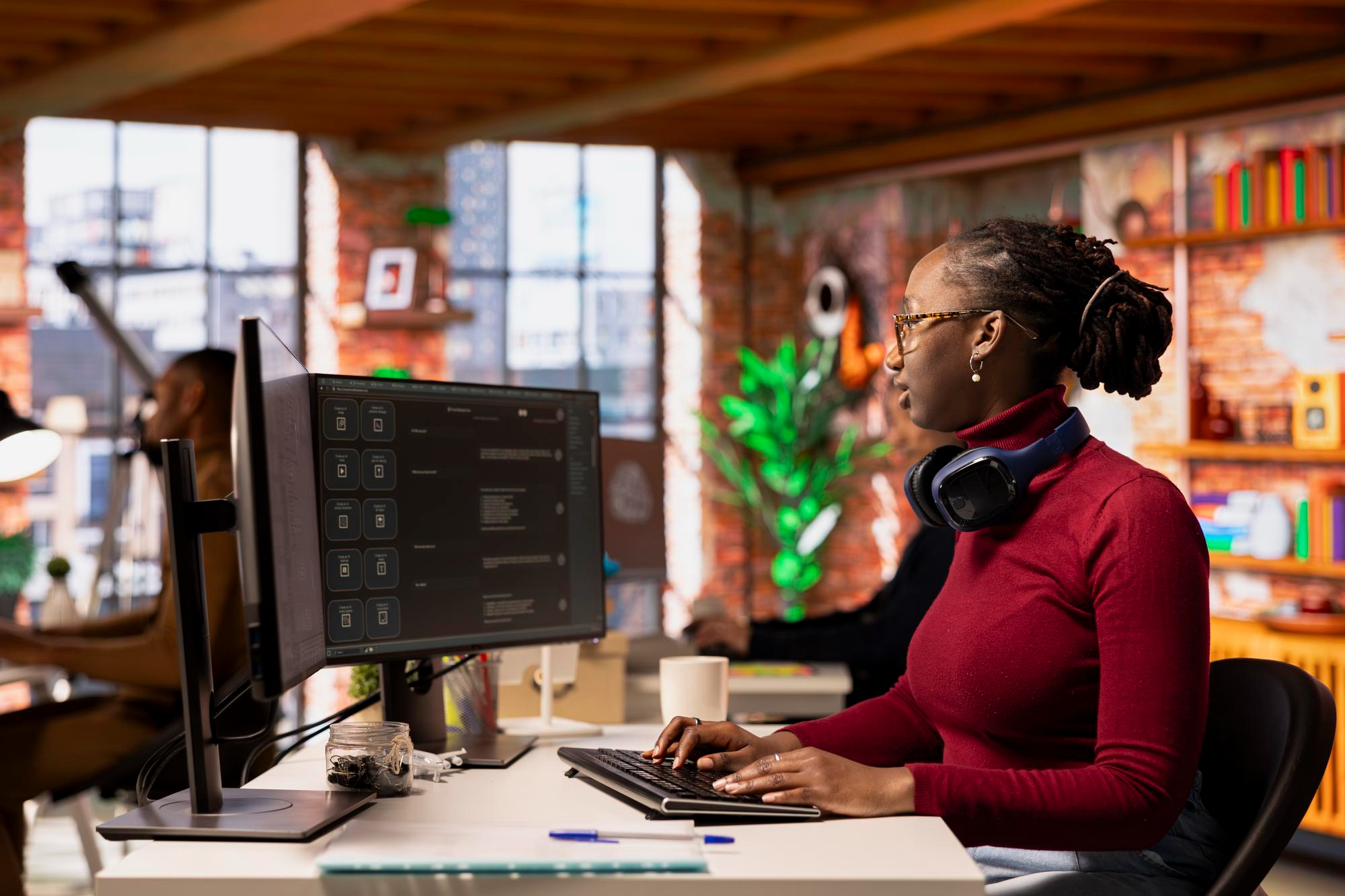 Bureau de travail moderne